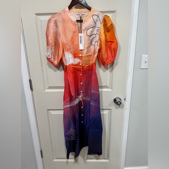 LINGUA FRANCA Psili Amos Dress $775 NEW With tag